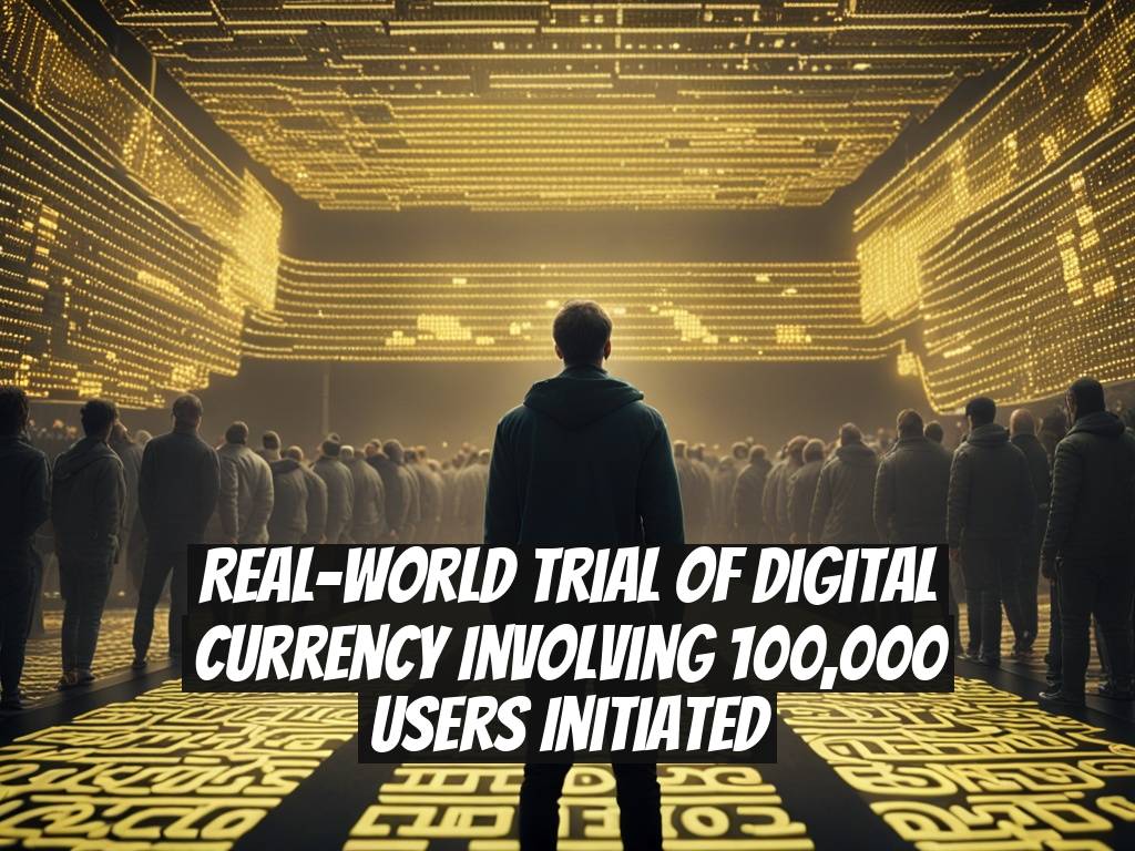 Real-World Trial of Digital Currency Involving 100,000 Users Initiated