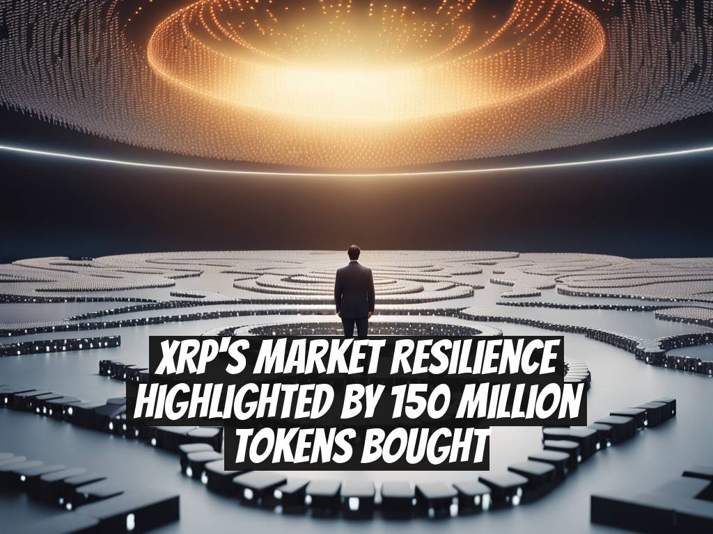 XRP's Market Resilience Highlighted by 150 Million Tokens Bought