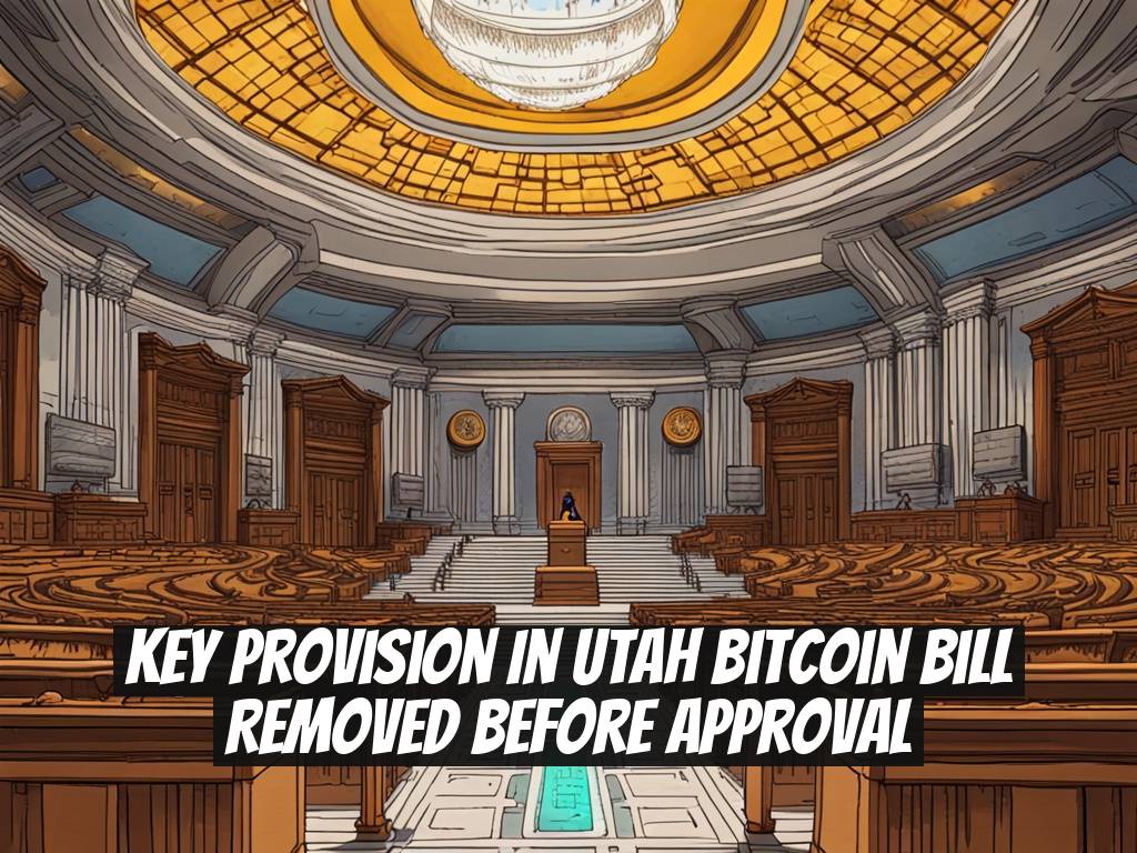 Key Provision in Utah Bitcoin Bill Removed Before Approval