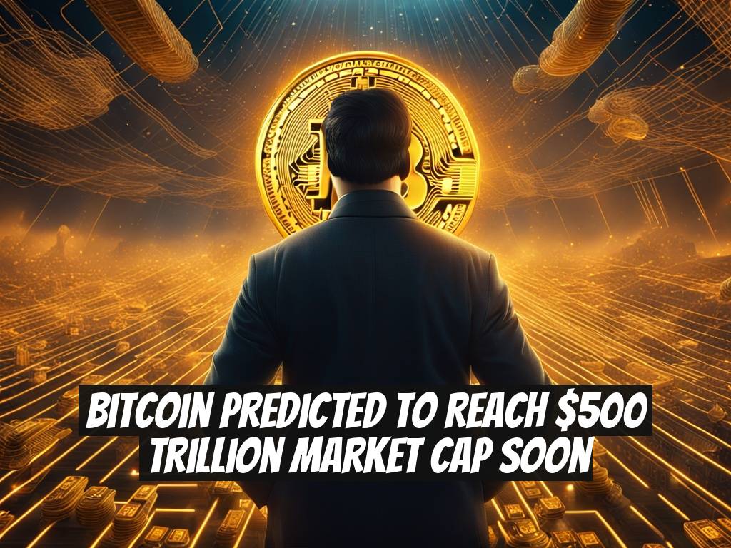 Bitcoin Predicted to Reach $500 Trillion Market Cap Soon