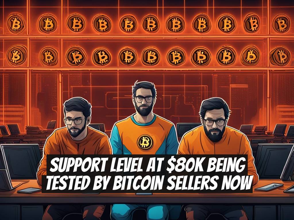 Support Level at $80K Being Tested by Bitcoin Sellers Now