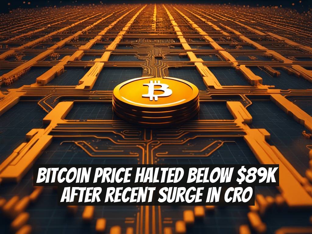 Bitcoin Price Halted Below $89K After Recent Surge in CRO