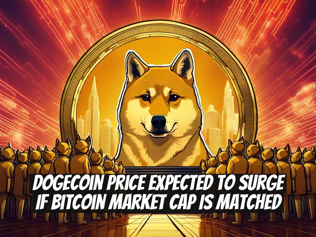 Dogecoin Price Expected to Surge If Bitcoin Market Cap Is Matched