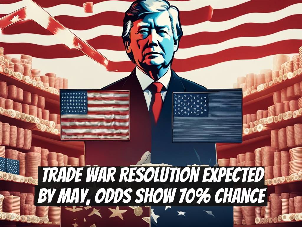 Trade War Resolution Expected by May, Odds Show 70% Chance