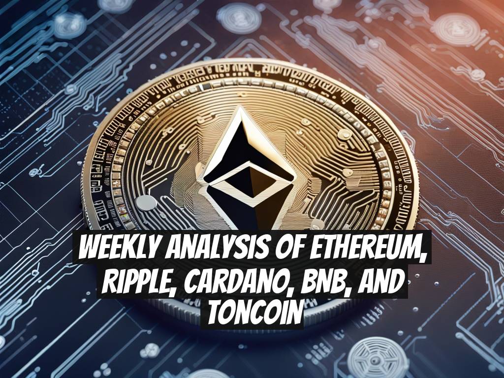 Weekly Analysis of Ethereum, Ripple, Cardano, BNB, and Toncoin