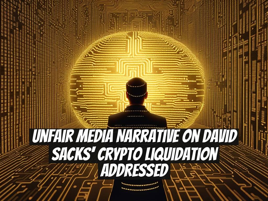 Unfair Media Narrative on David Sacks' Crypto Liquidation Addressed