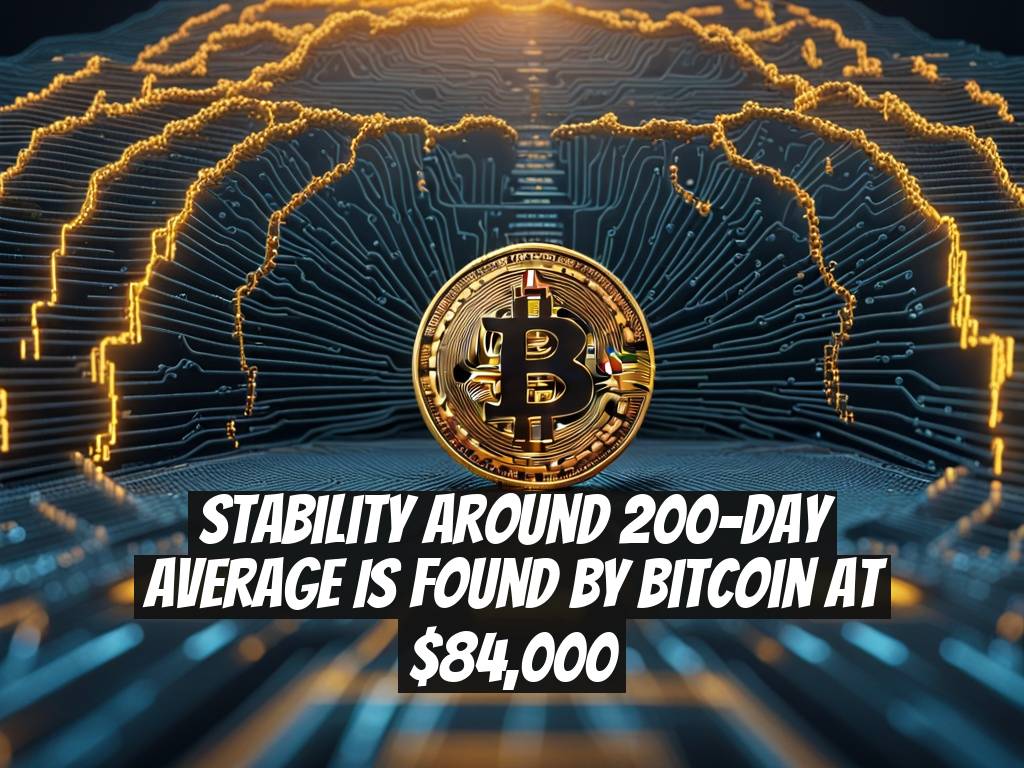 Stability Around 200-Day Average is Found by Bitcoin at $84,000