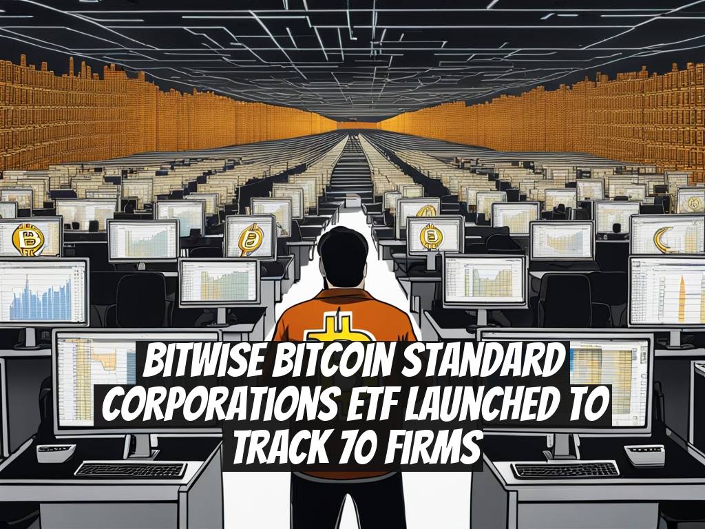 Bitwise Bitcoin Standard Corporations ETF Launched to Track 70 Firms