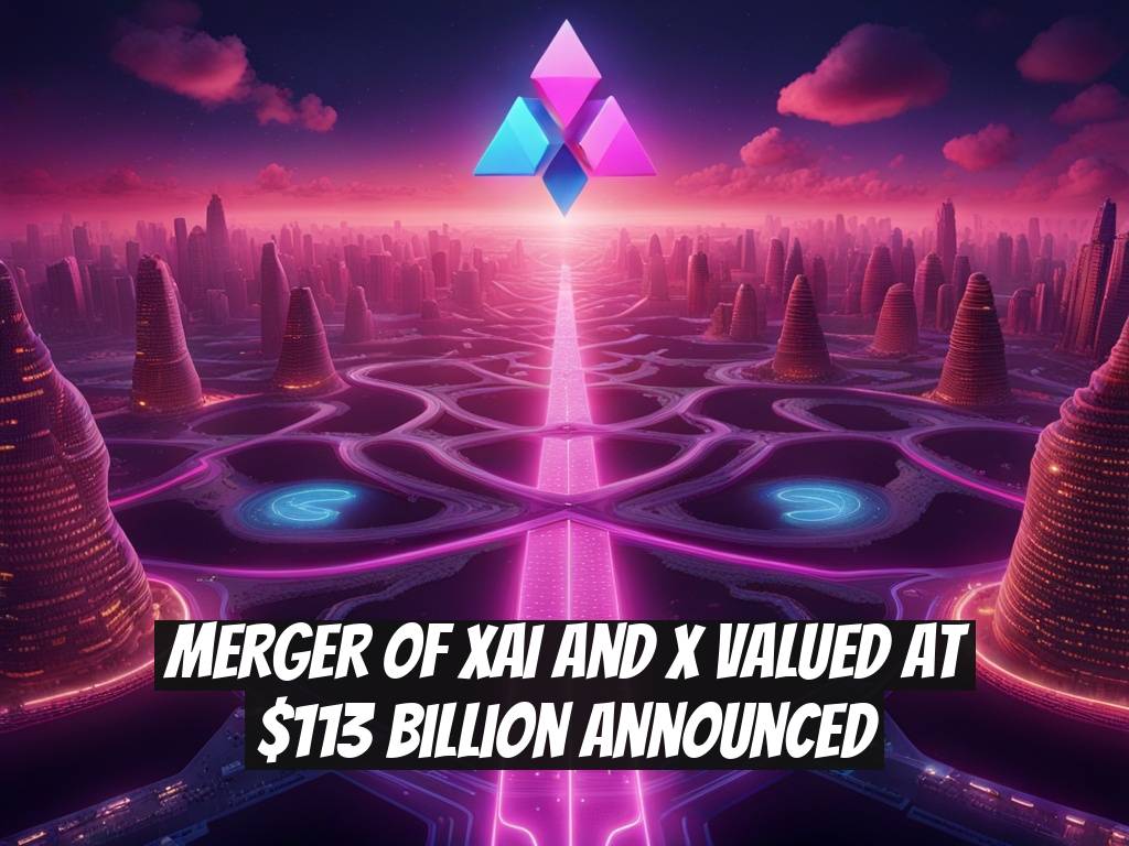 Merger of xAI and X Valued at $113 Billion Announced