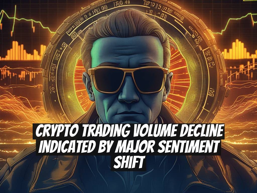 Crypto Trading Volume Decline Indicated by Major Sentiment Shift