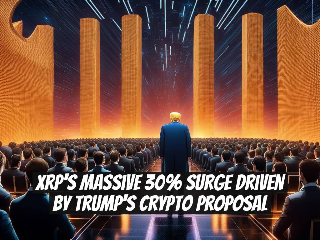 XRP's Massive 30% Surge Driven by Trump's Crypto Proposal