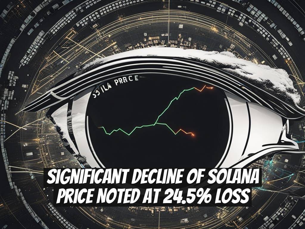 Significant Decline of Solana Price Noted at 24.5% Loss