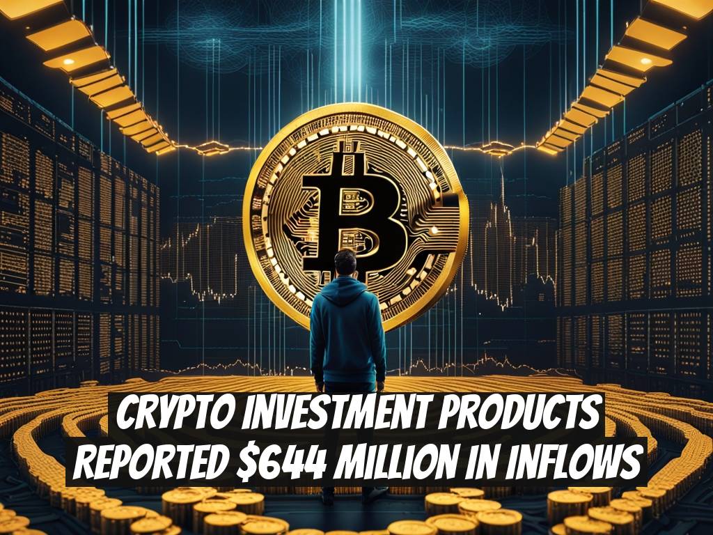 Crypto Investment Products Reported $644 Million in Inflows