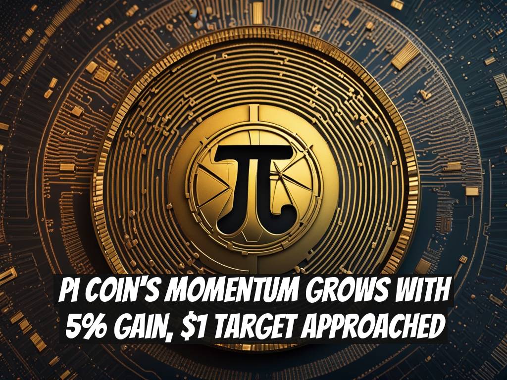 Pi Coin's Momentum Grows with 5% Gain, $1 Target Approached