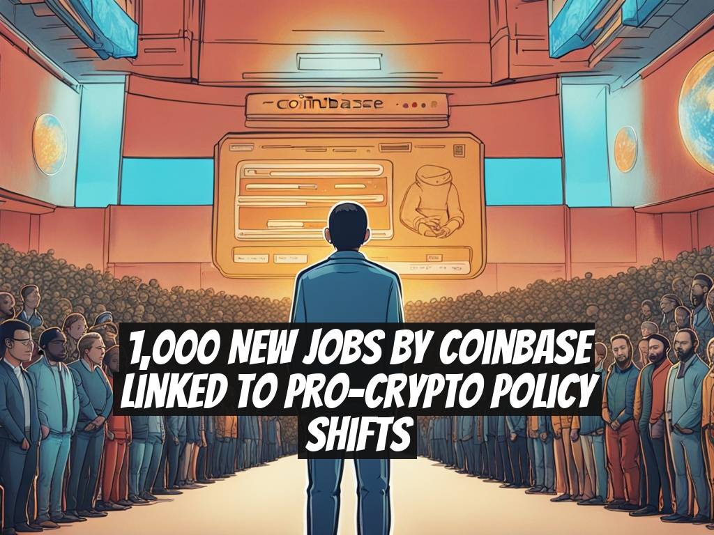 1,000 New Jobs by Coinbase Linked to Pro-Crypto Policy Shifts
