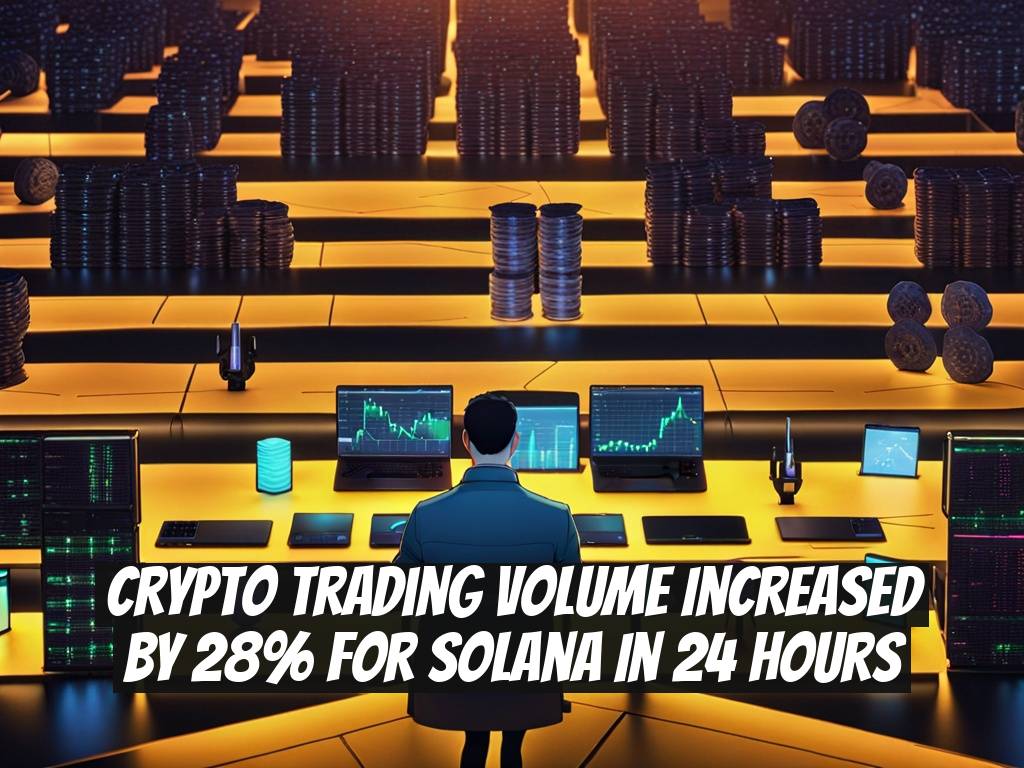 Crypto Trading Volume Increased by 28% for Solana in 24 Hours