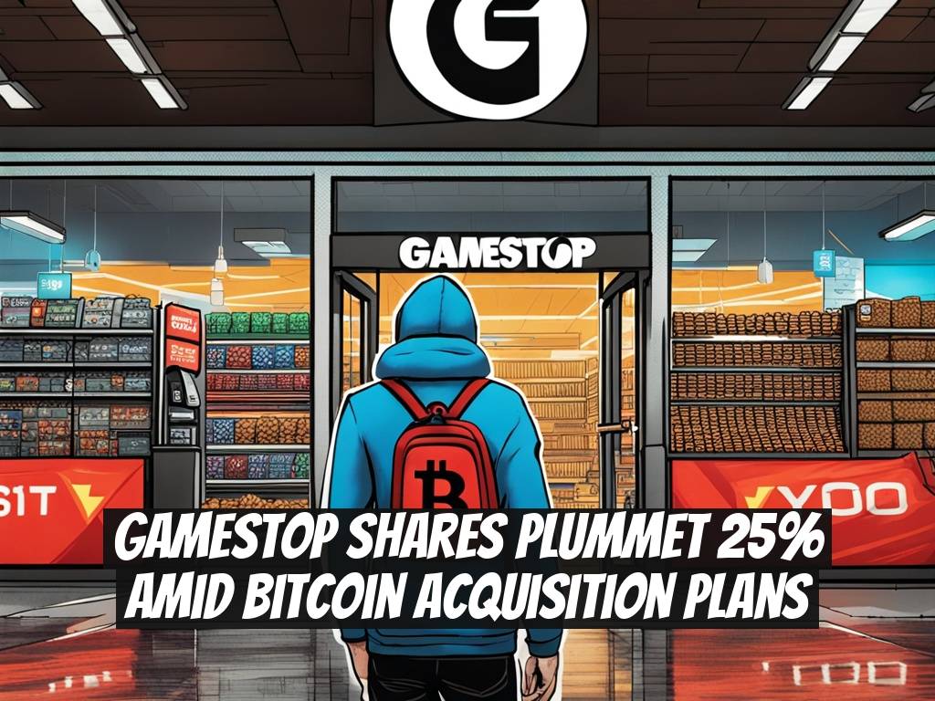GameStop Shares Plummet 25% Amid Bitcoin Acquisition Plans