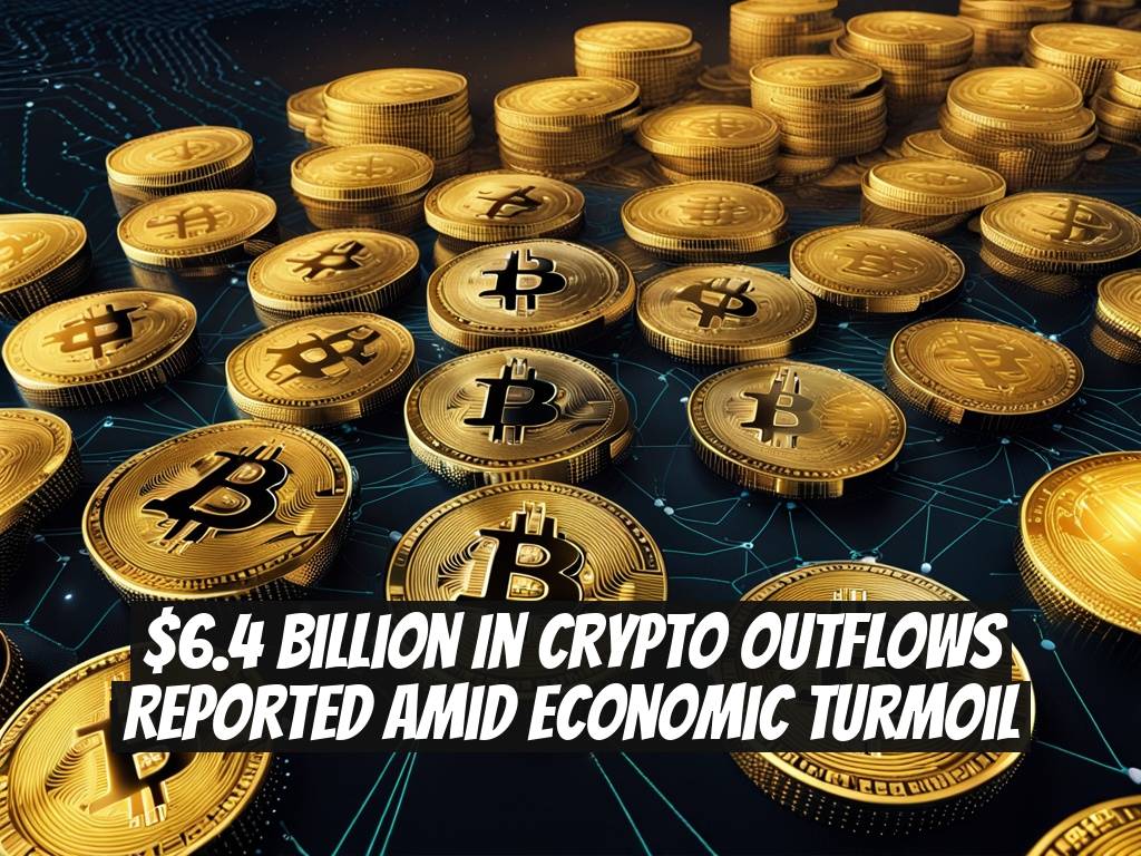 $6.4 Billion in Crypto Outflows Reported Amid Economic Turmoil