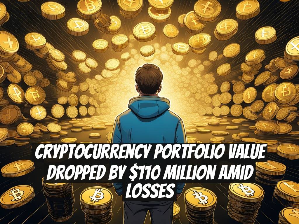 Cryptocurrency Portfolio Value Dropped by $110 Million Amid Losses