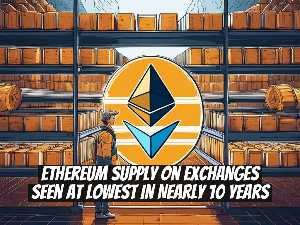 Ethereum Supply on Exchanges Seen at Lowest in Nearly 10 Years