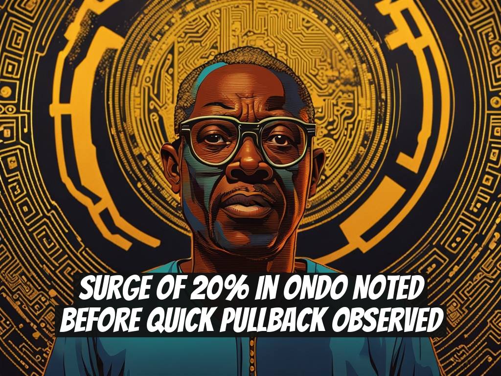 Surge of 20% in ONDO Noted Before Quick Pullback Observed