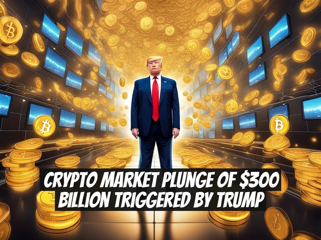 Crypto Market Plunge of $300 Billion Triggered by Trump