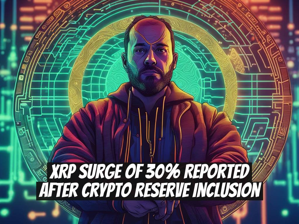 XRP Surge of 30% Reported After Crypto Reserve Inclusion
