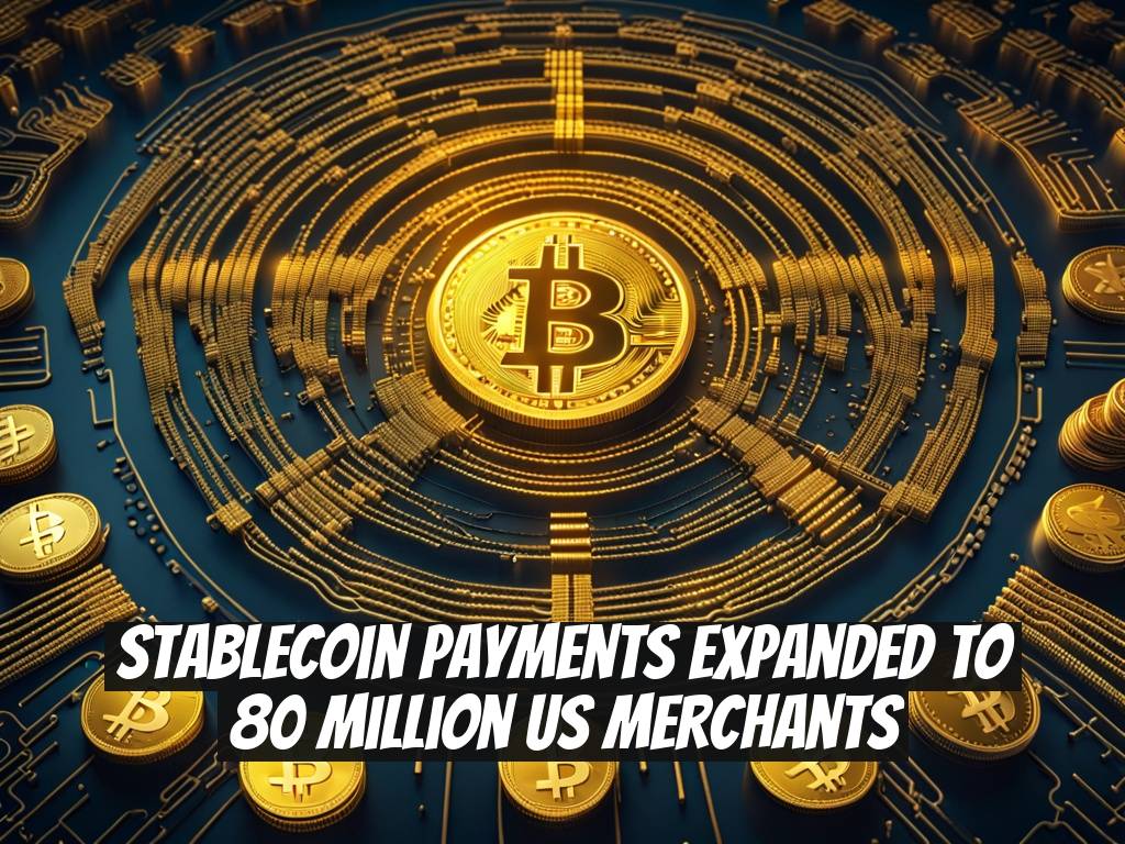 Stablecoin Payments Expanded to 80 Million US Merchants