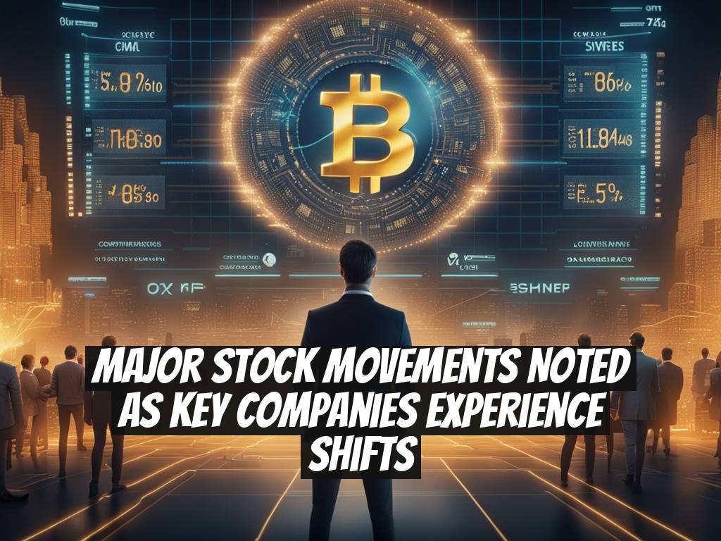 Major Stock Movements Noted as Key Companies Experience Shifts
