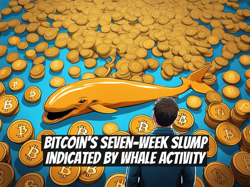 Bitcoin's Seven-Week Slump Indicated by Whale Activity
