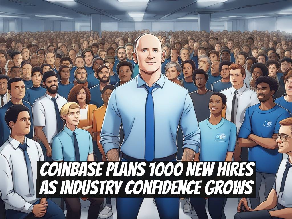 Coinbase Plans 1000 New Hires as Industry Confidence Grows