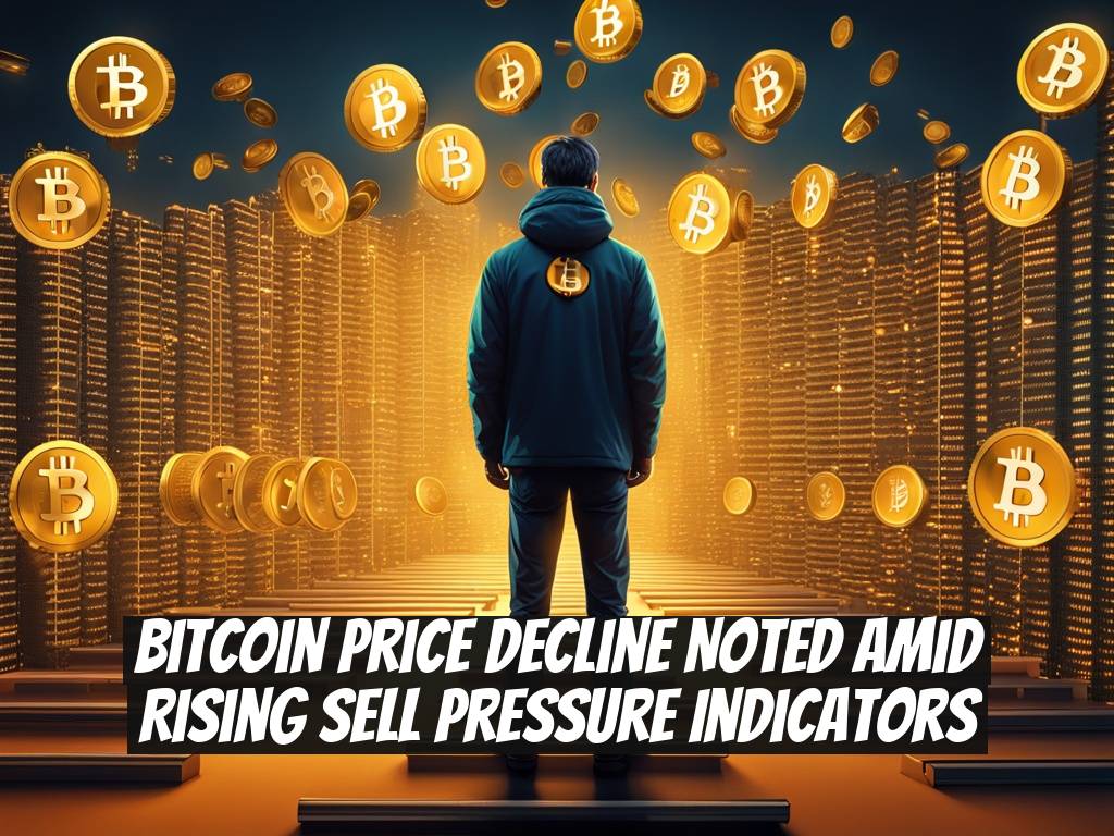 Bitcoin Price Decline Noted Amid Rising Sell Pressure Indicators