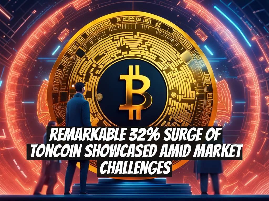 Remarkable 32% Surge of Toncoin Showcased Amid Market Challenges