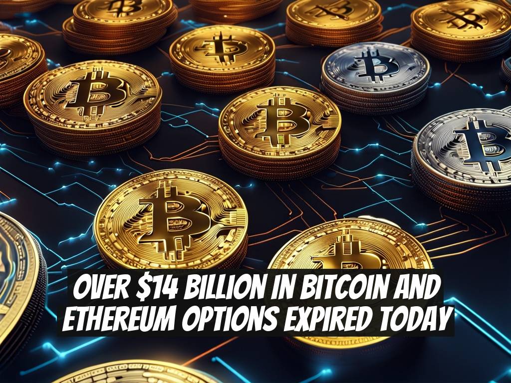 Over $14 Billion in Bitcoin and Ethereum Options Expired Today