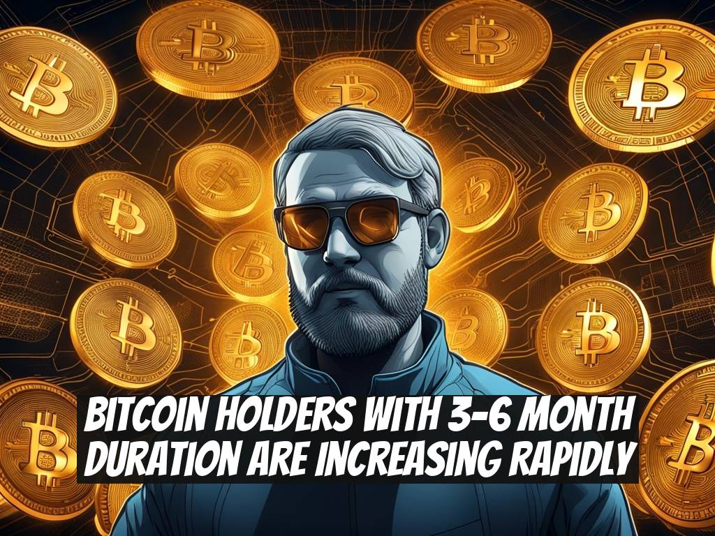 Bitcoin Holders with 3-6 Month Duration Are Increasing Rapidly