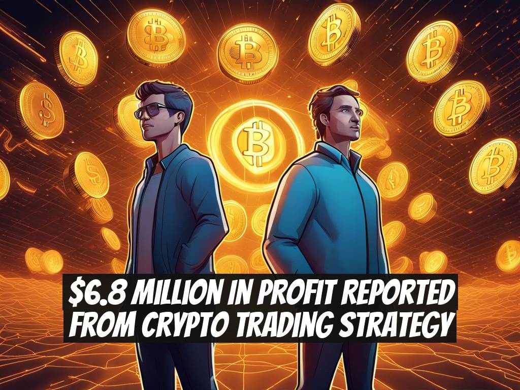 $6.8 million in profit reported from crypto trading strategy