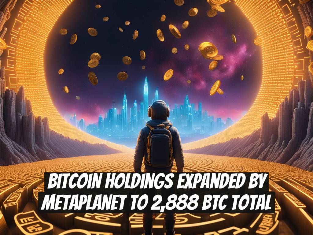 Bitcoin Holdings Expanded by Metaplanet to 2,888 BTC Total