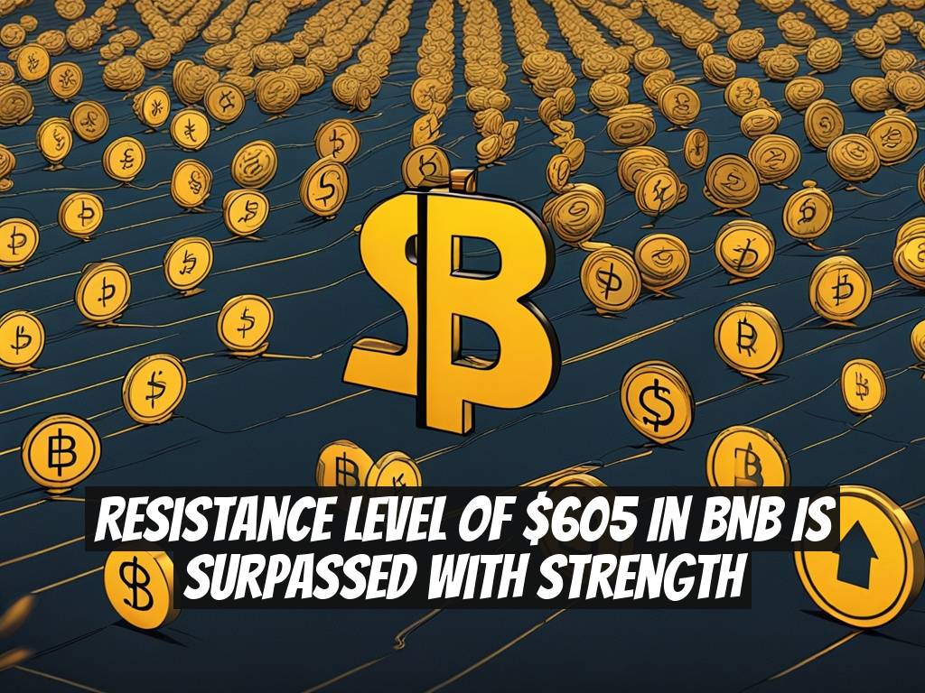 Resistance Level of $605 in BNB Is Surpassed with Strength