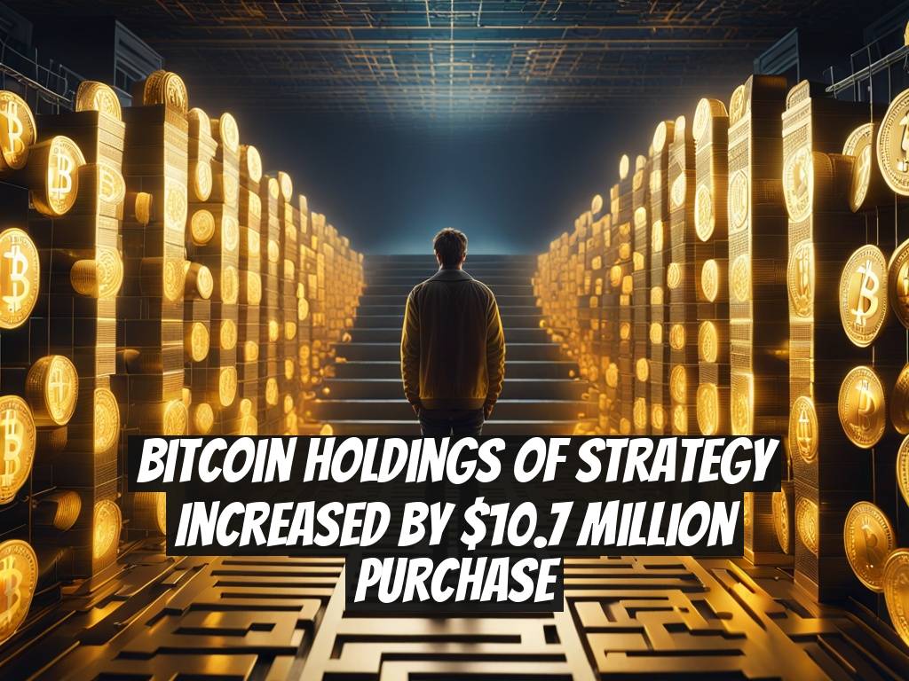 Bitcoin Holdings of Strategy Increased by $10.7 Million Purchase