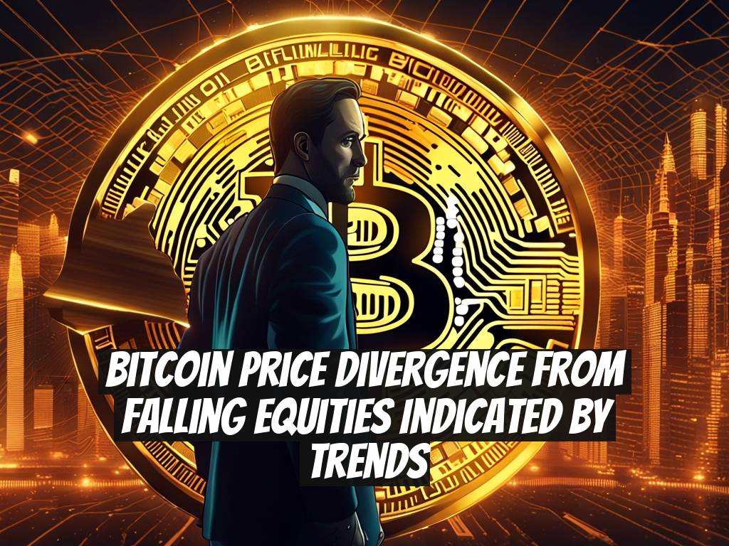 Bitcoin Price Divergence from Falling Equities Indicated by Trends