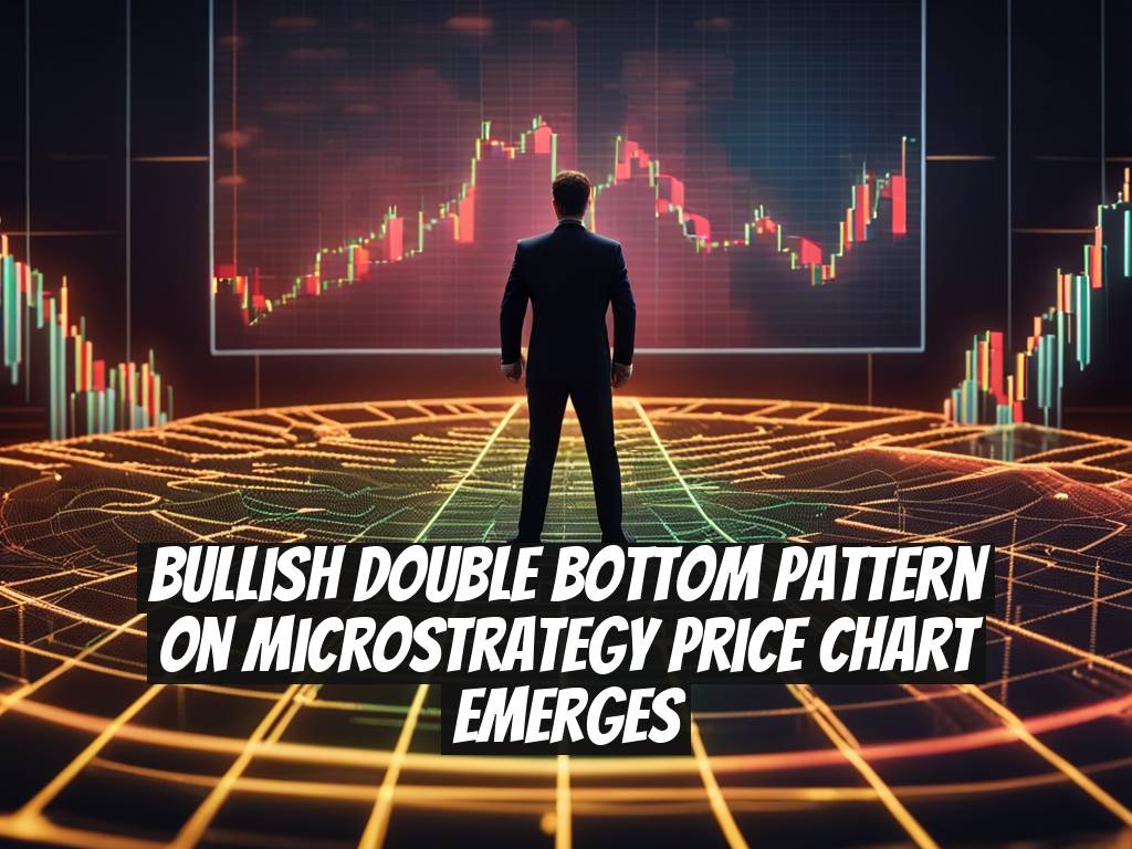 Bullish Double Bottom Pattern on MicroStrategy Price Chart Emerges
