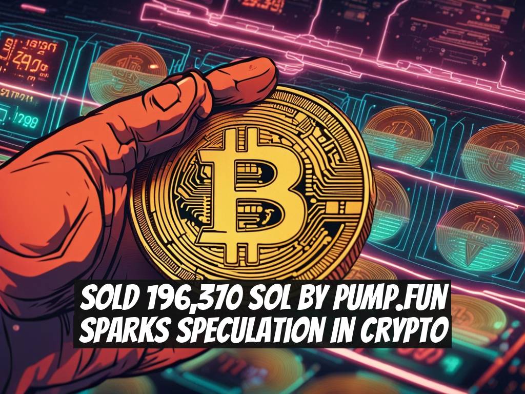 Sold 196,370 SOL by Pump.fun Sparks Speculation in Crypto