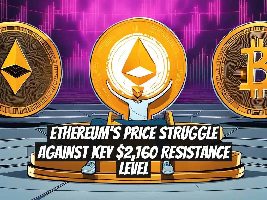Ethereum's Price Struggle Against Key $2,160 Resistance Level