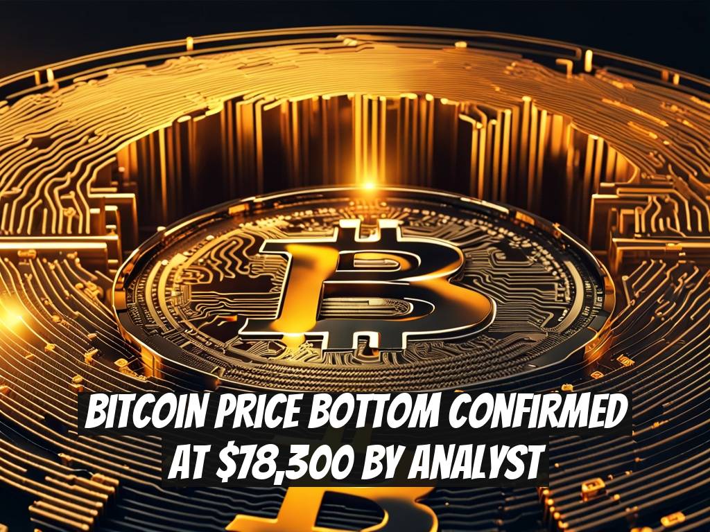 Bitcoin Price Bottom Confirmed at $78,300 by Analyst