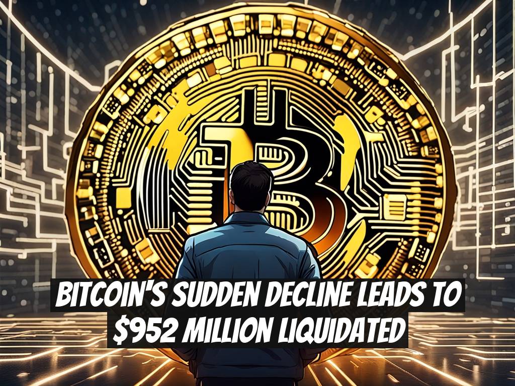 Bitcoin's Sudden Decline Leads to $952 Million Liquidated