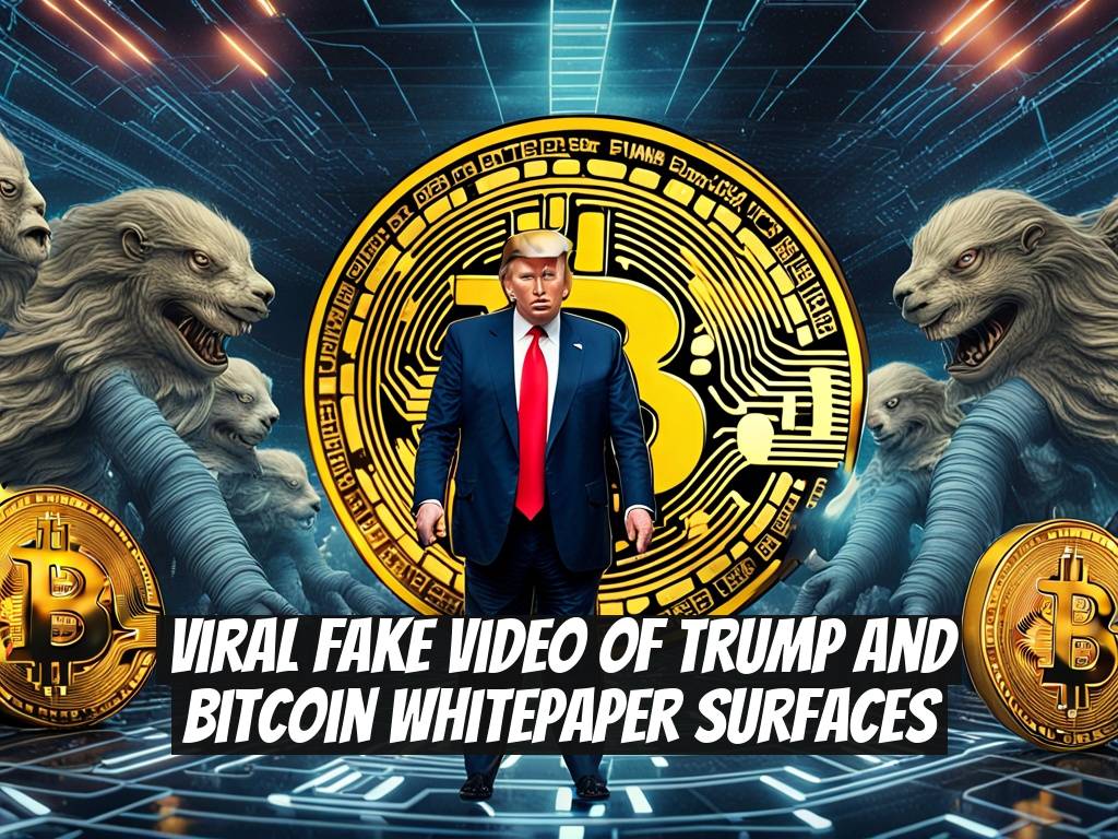 Viral Fake Video of Trump and Bitcoin Whitepaper Surfaces