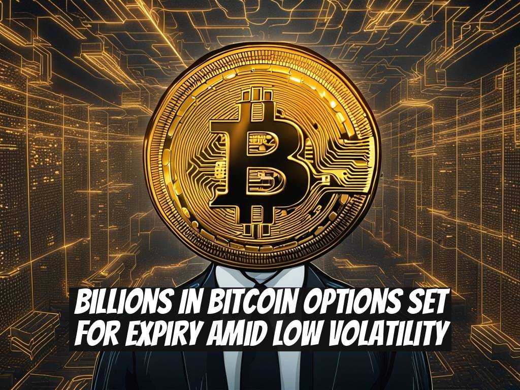 Billions in Bitcoin Options Set for Expiry Amid Low Volatility