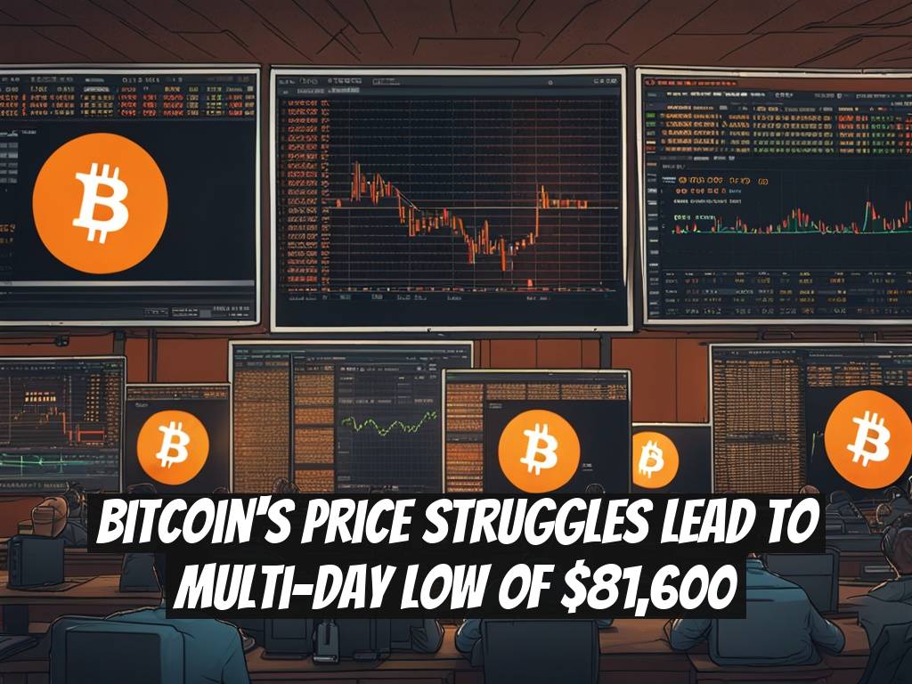 Bitcoin's Price Struggles Lead to Multi-Day Low of $81,600