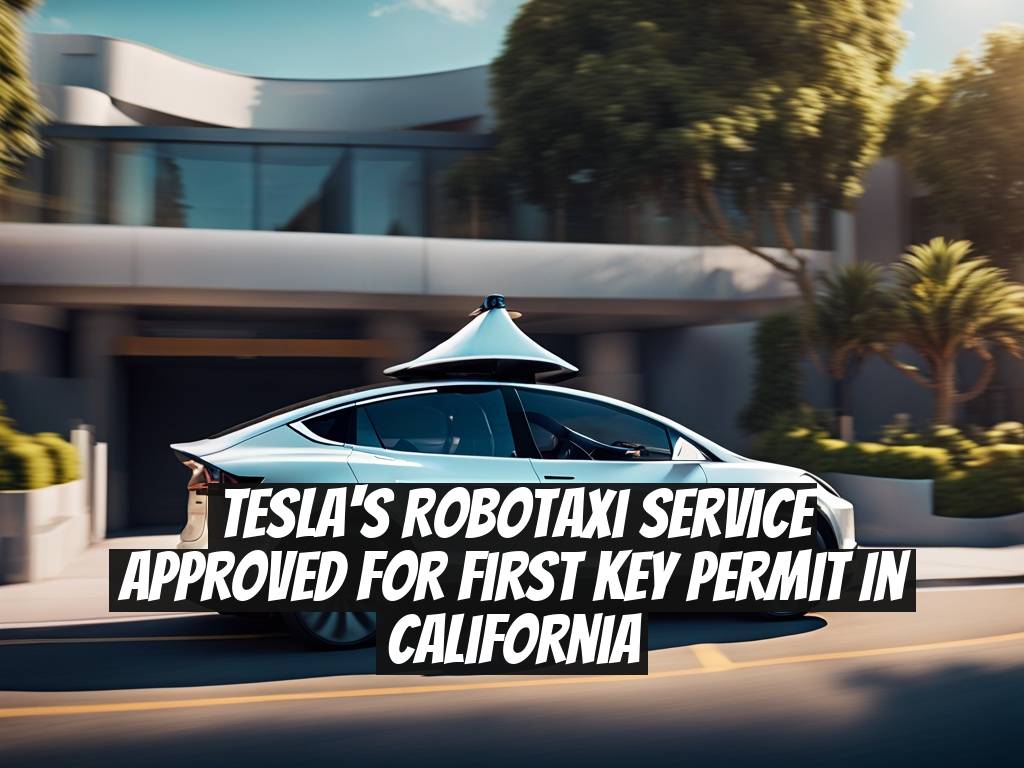 Tesla's Robotaxi Service Approved for First Key Permit in California