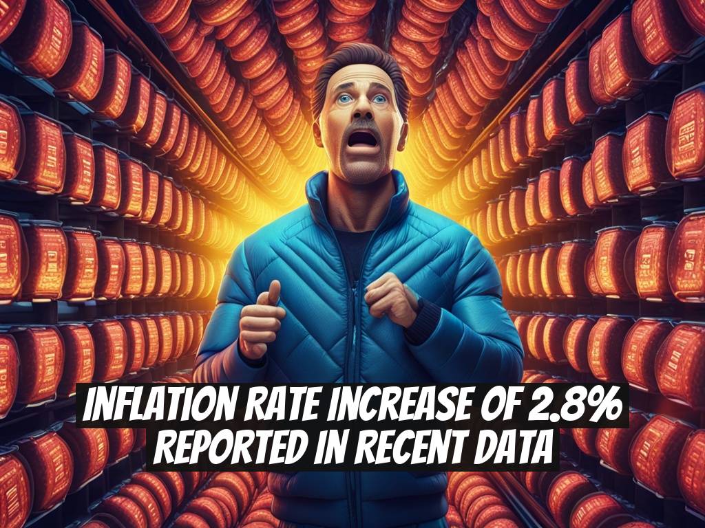 Inflation Rate Increase of 2.8% Reported in Recent Data